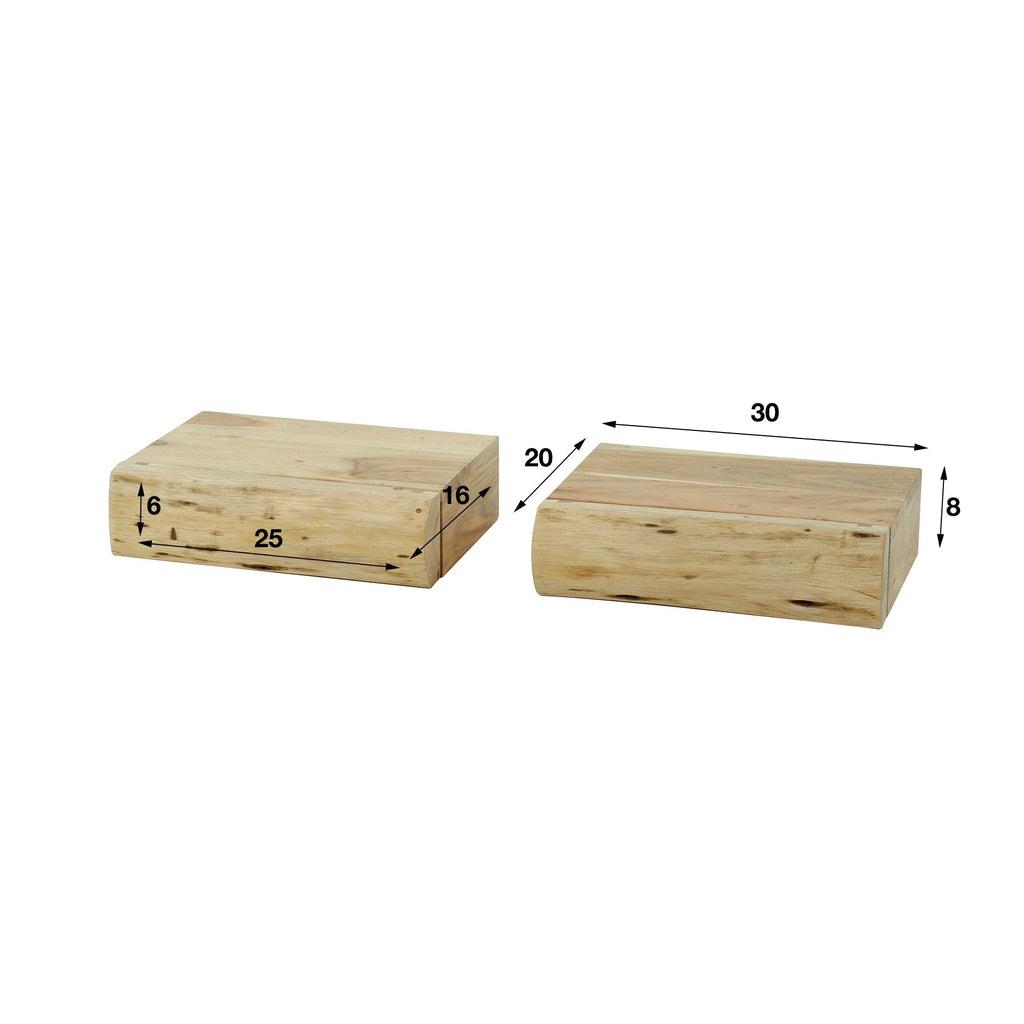 Table de chevet Sospeso bois