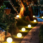 Sphère lumineuse terrasse