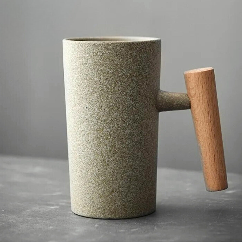 Tasse céramique motifs naturels