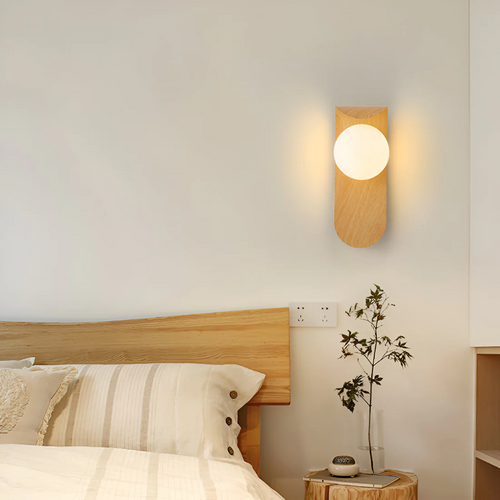 Applique bois minimaliste salon