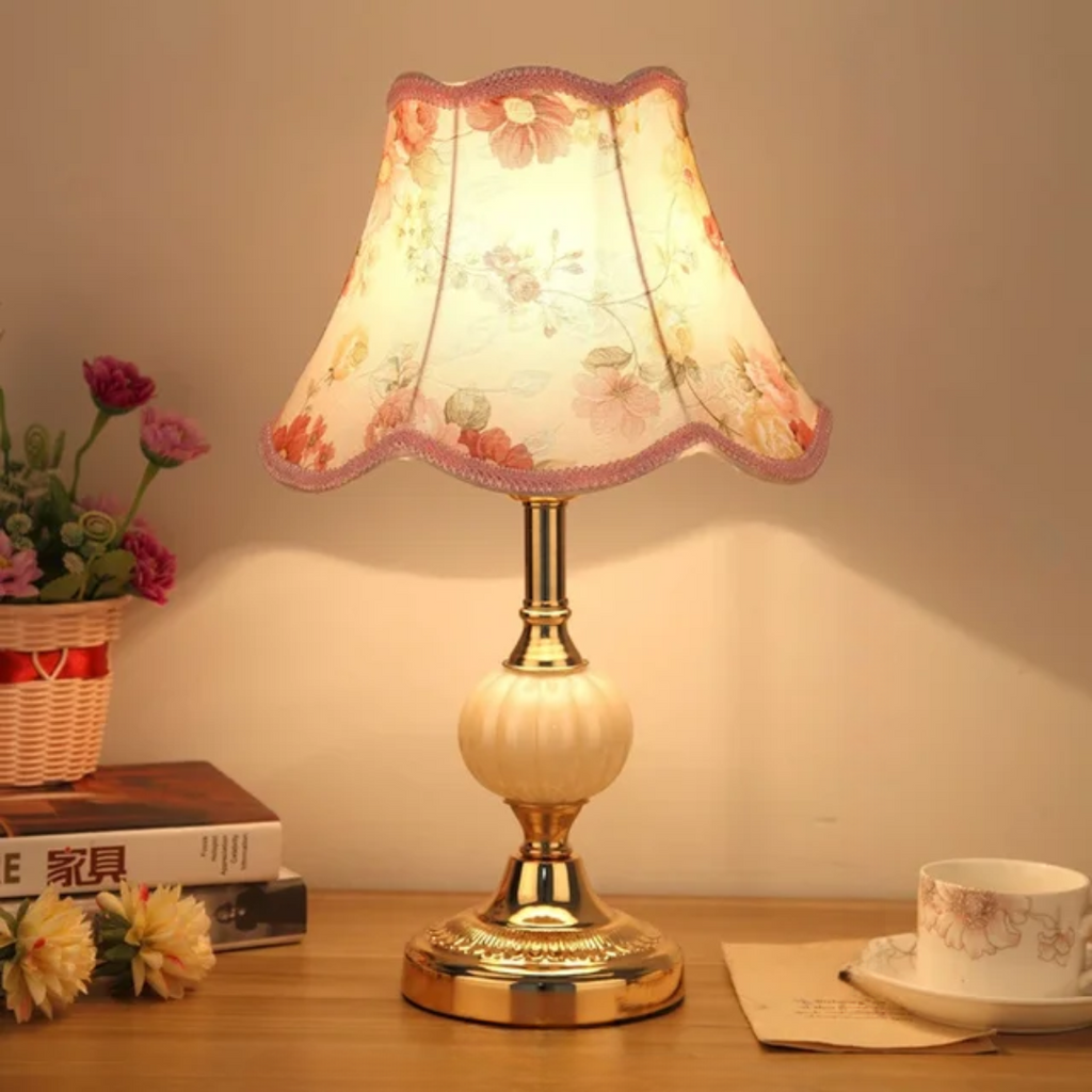 Lampe de table métal vintage