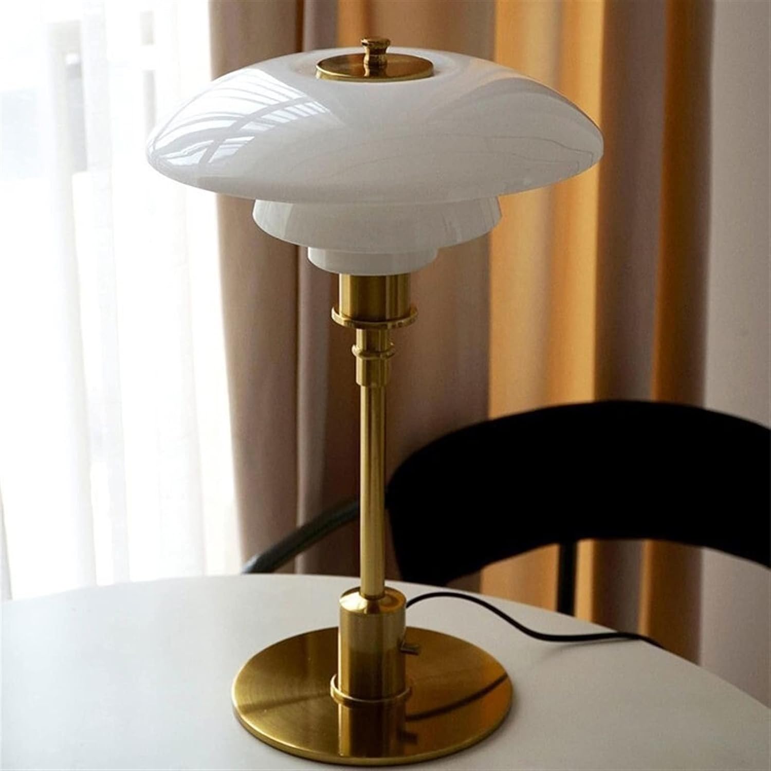 Lampe verre détail