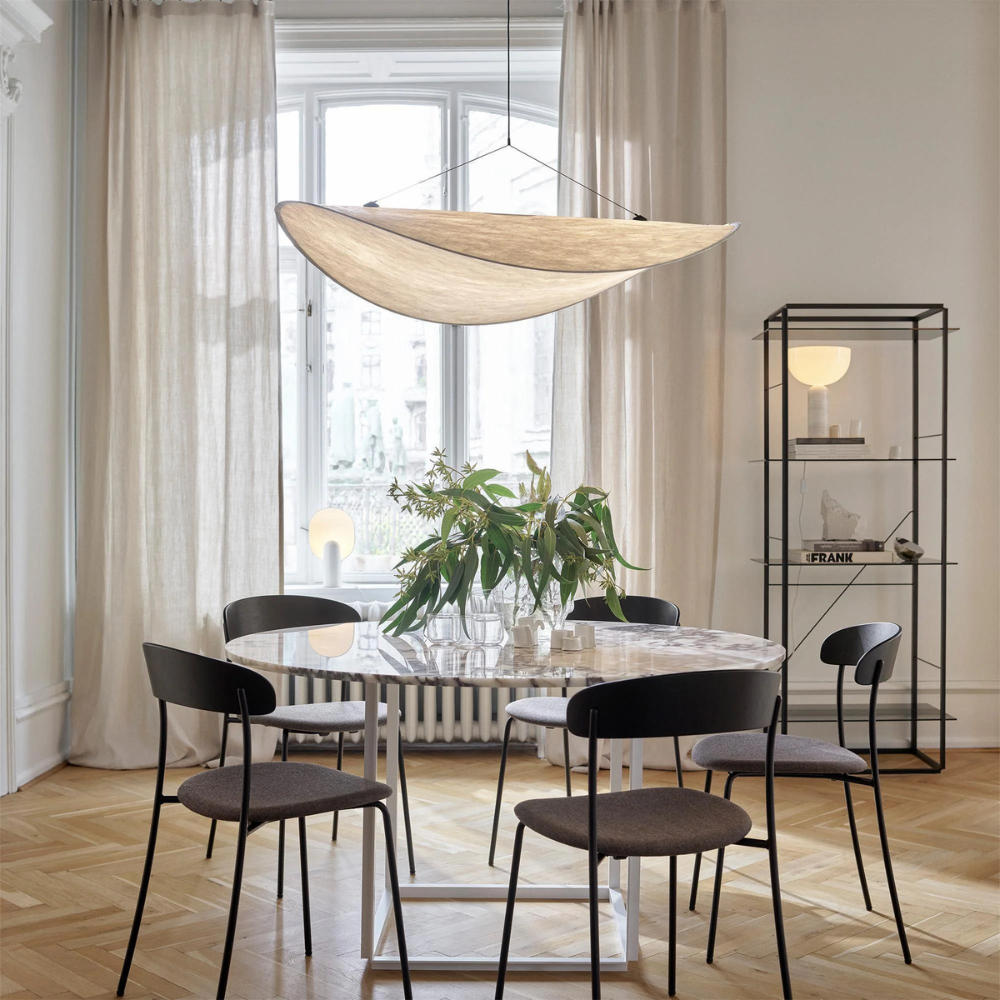 Suspension soie salon