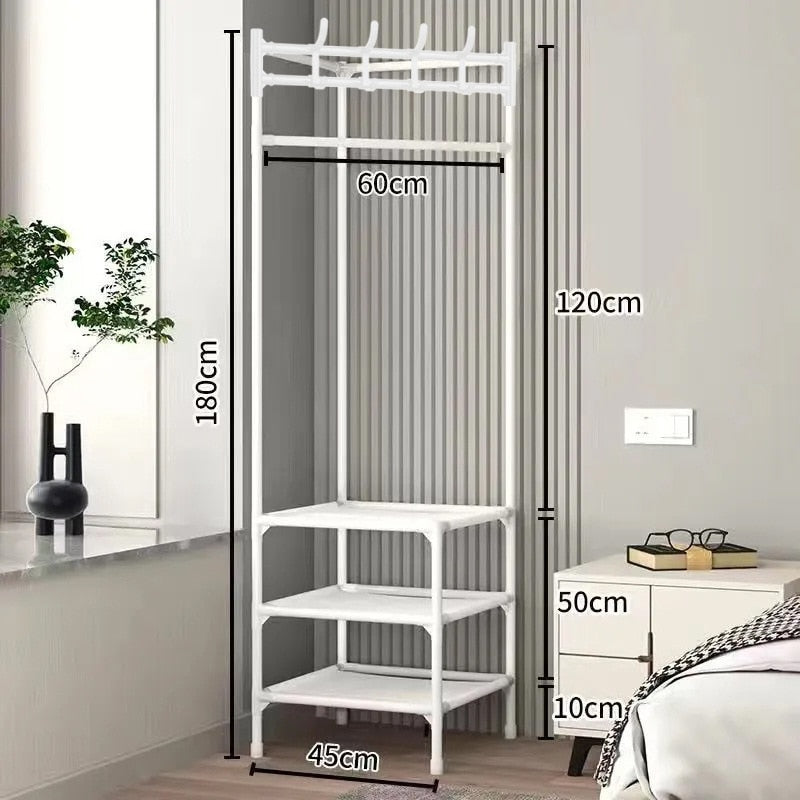 Étagère d'angle rangement vêtements