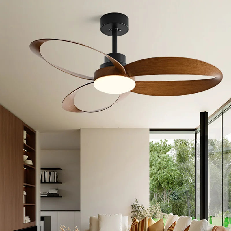Ventilateur design éclairage LED salon