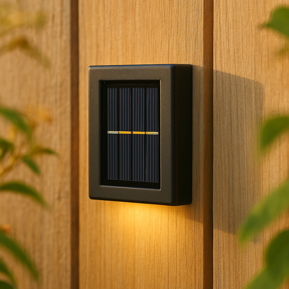 Lampe solaire façade