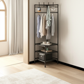 Étagère d'angle Angolo métal noir chambre italienne