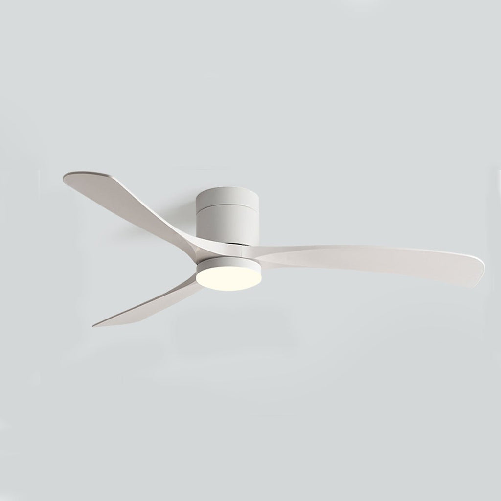 Détail finition bois ventilateur