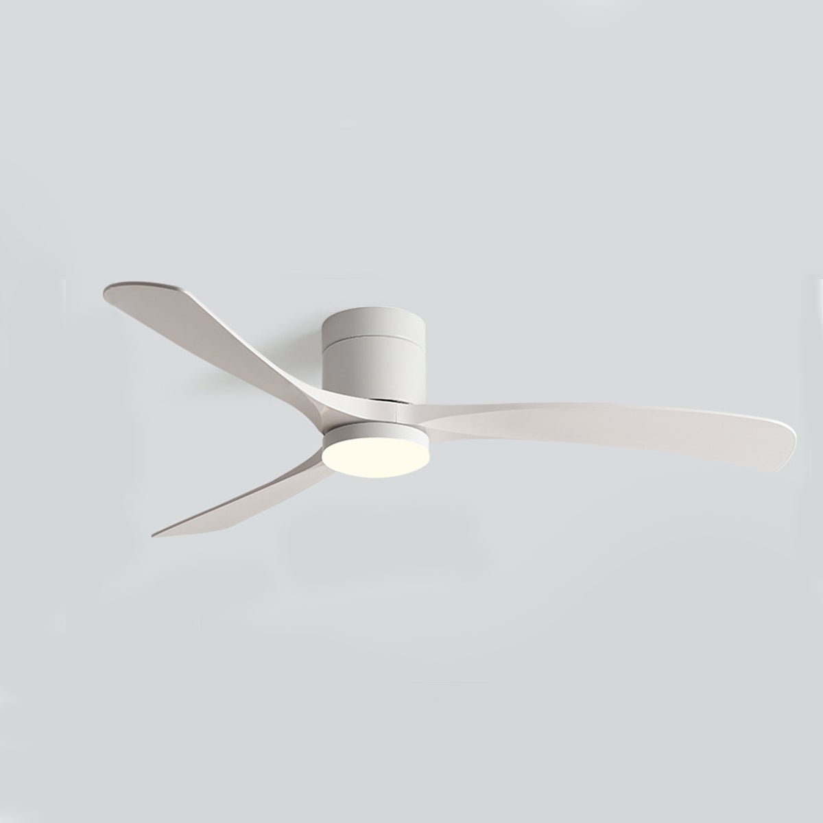 Détail finition bois ventilateur