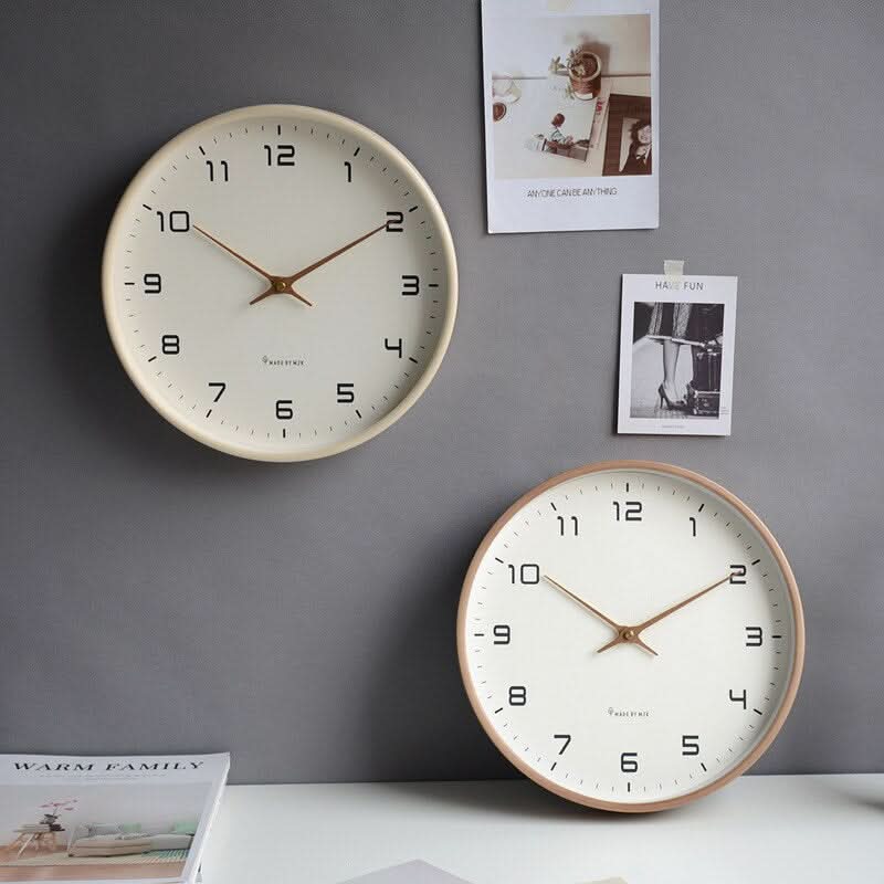 Horloge murale bois scandinave