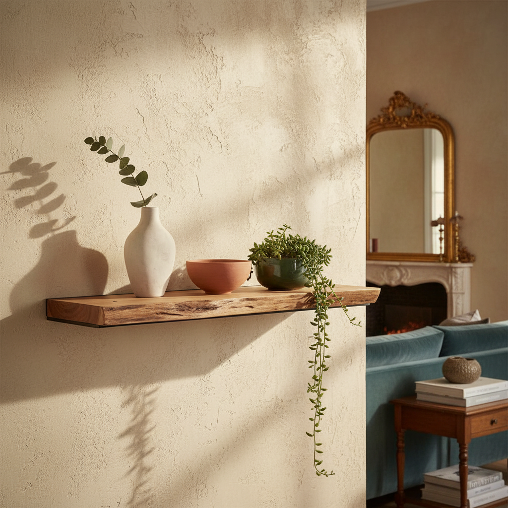 Étagère Tronco acacia en intérieur italien