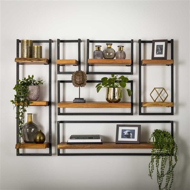 Étagère Aberdeen détail cadre acier