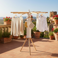 Séchoir pliable Steso sur une terrasse italienne